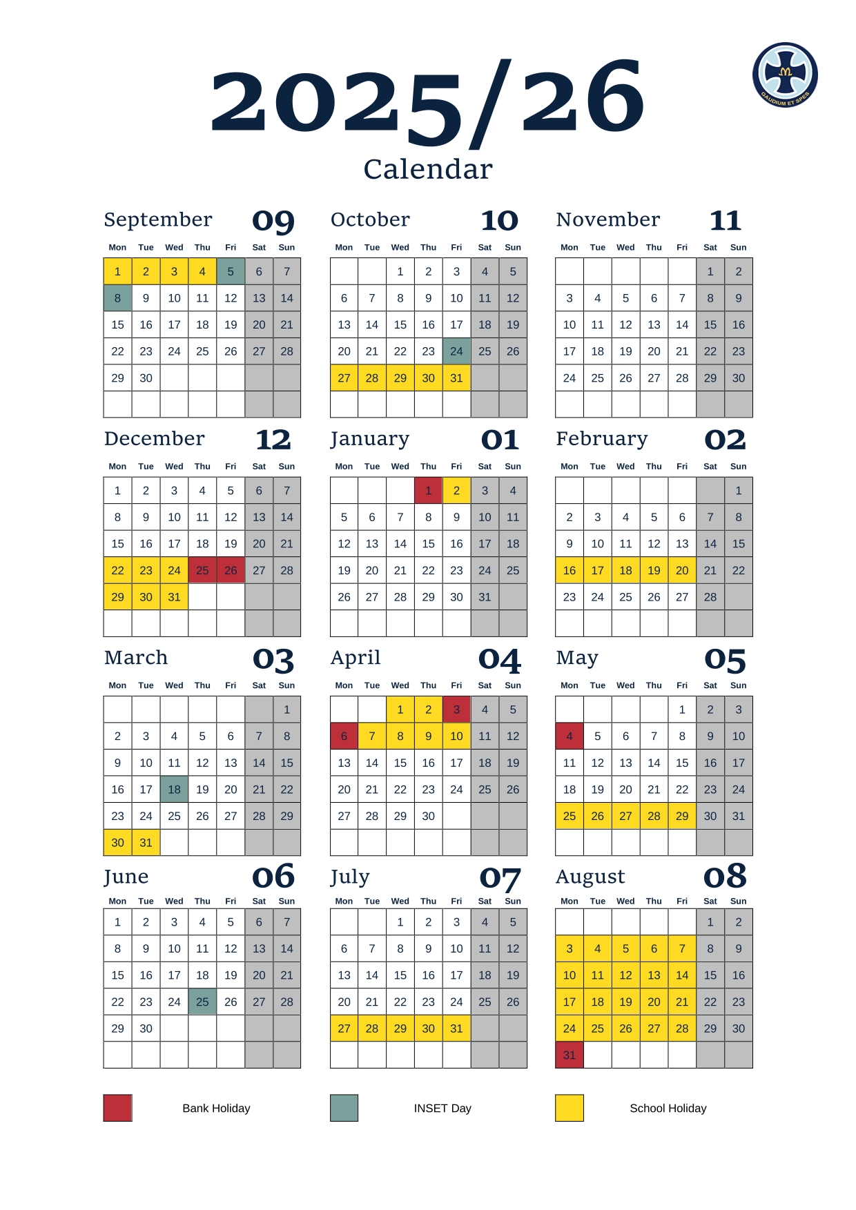 2025 26 calendar 1